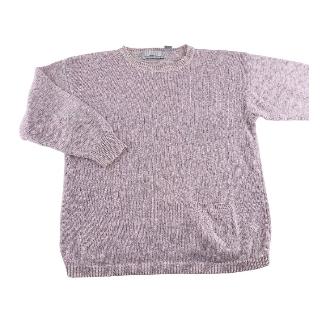 Tarazza‎ Sports Womens sz Large Pink Sweater With Pockets Vintage